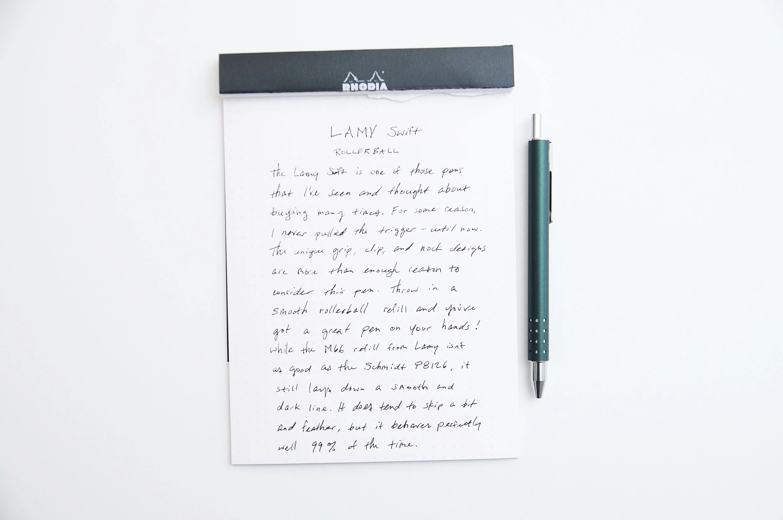 LAMY Swift レーシンググリーン LAMY ラミー Swift スウィフト ローラーボール ペン レーシング